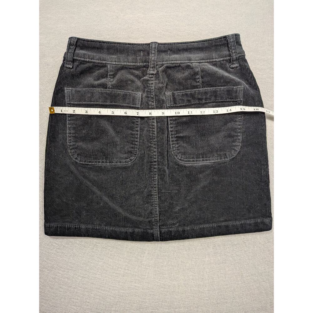 So Corduroy Zip Front Skirt Women's Sz 5 Brown Retro Y2k 90's Preppy Clueless - Picture 7 of 12